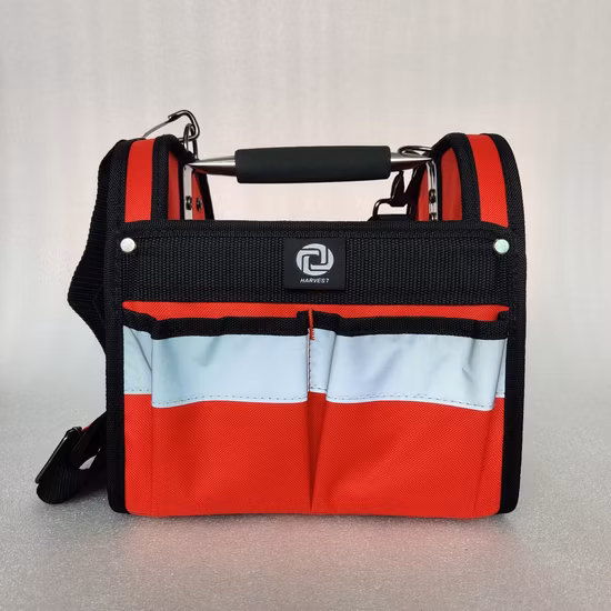 OEM Foldable Folding Portable Car Detailing Tool Bags with Steel Tubular Handle Hot Sale Tool Bag