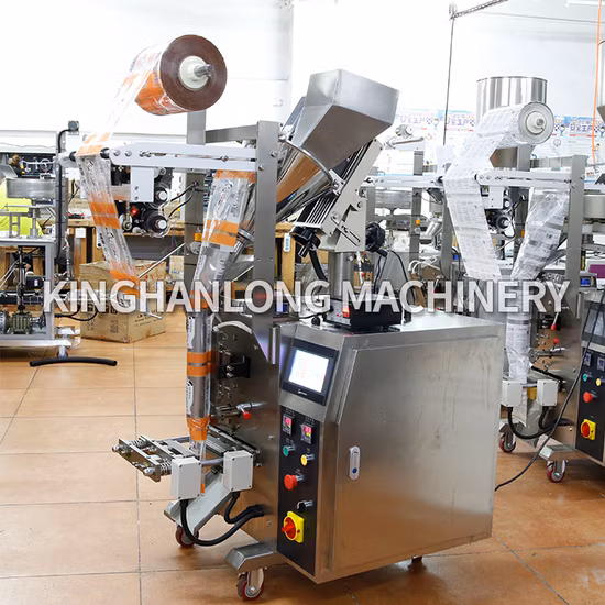 Automatic Vertical Auger Filler Form Fill Seal Seasoning Sugar Flour Matcha Tea Powder Milk Powder Sachet Wrapping Packaging Packing Filling Sealing Machine